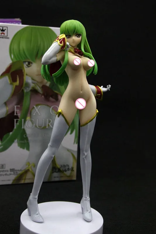 Японский аниме пикантная кукла Code Geass Geass: Hangyaku no Lelouch CC смолы фигурка голая для
