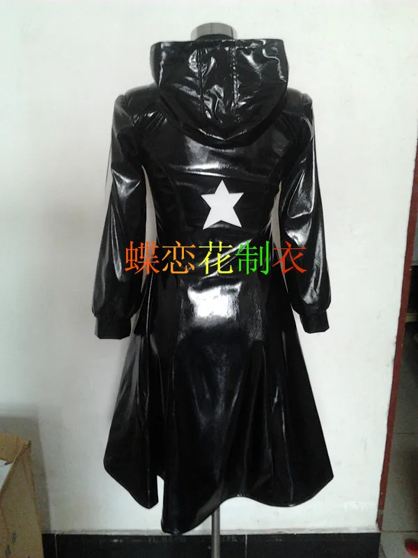 

BLACK ROCK VOCALOID MikuS HOOTER BRS Matte Glossy Faux Leather Cosplay Costume