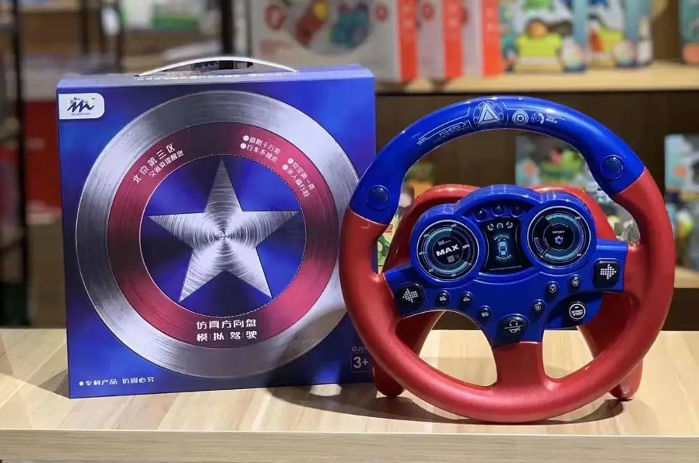 Имитация руля светильник кой детские развивающие музыкальные Обучающие игрушки