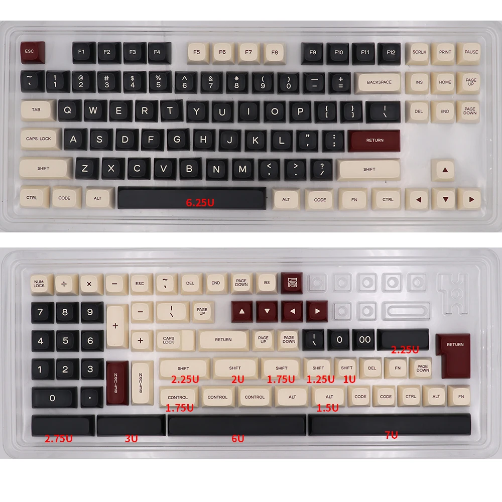 Keypro Лас Вегас Ethermal Dye сублимационные шрифты PBT Keycap GKA Profile для проводной USB