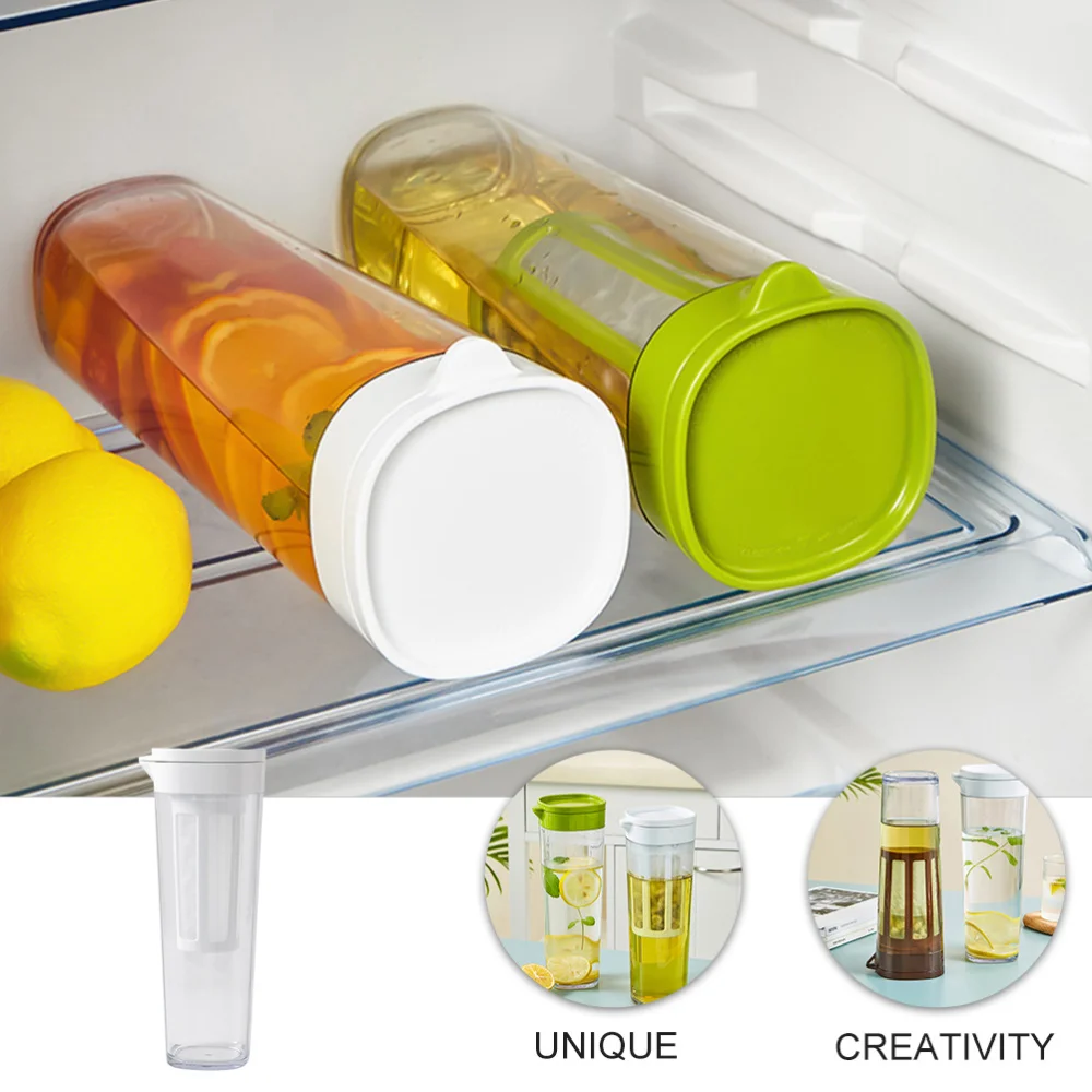 

1 Pc Transparent Tea Bottle Household Water Bottle Small Tea Kettle 1.1L