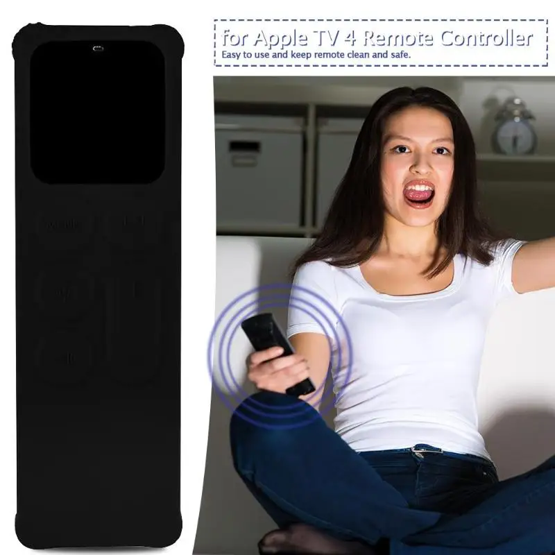 Силиконовый противоударный защитный чехол для Apple tv 4 пульта дистанционного