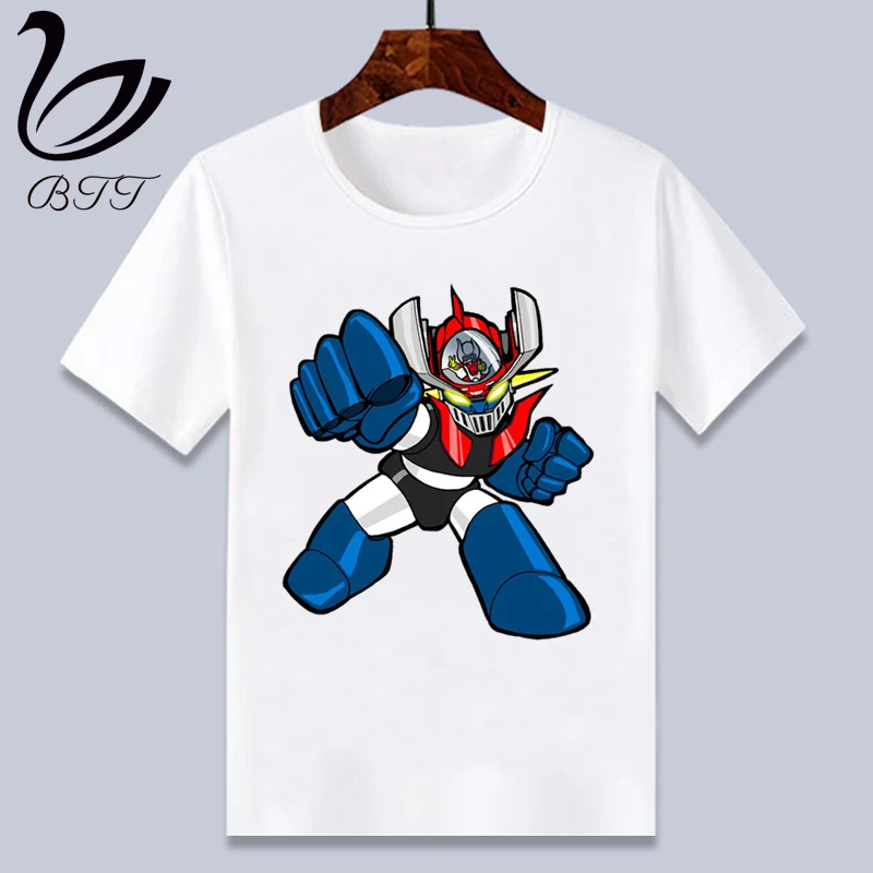 Японский комикс Mazinger Z футболка для маленьких мальчиков и девочек с рисунком