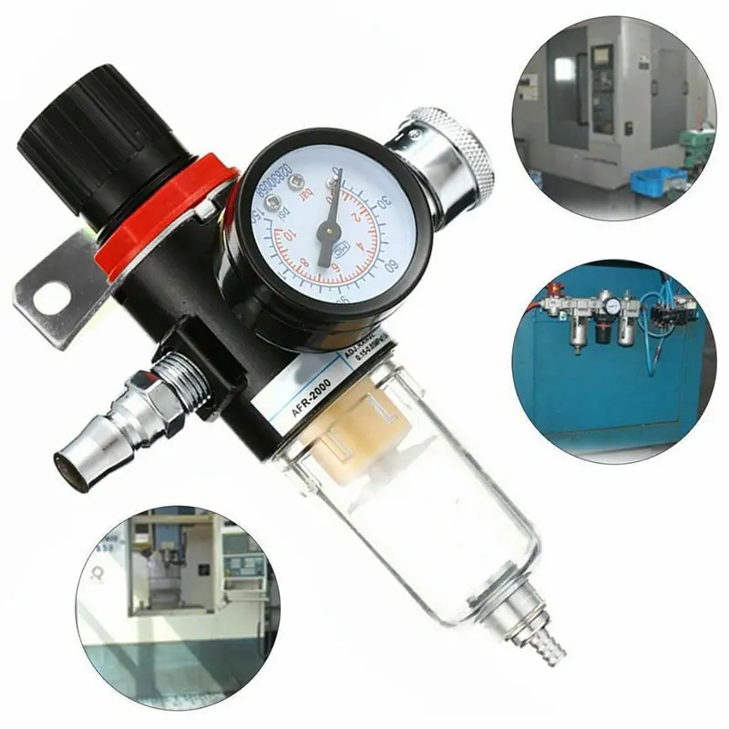 

AFR2000 Pressure Regulator Filter Copper Core Single Piece Air Source Processor Pressure Regulator