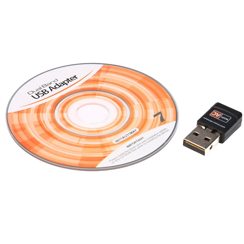 Портативный двухдиапазонный Usb адаптер 600 Мбит/с 2 4 ГГц 5 USB Wi Fi приемник AC600 для