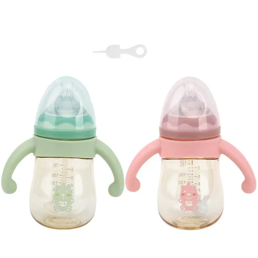 Силиконовая бутылка для кормления ребенка Бесплатная широкая грудная