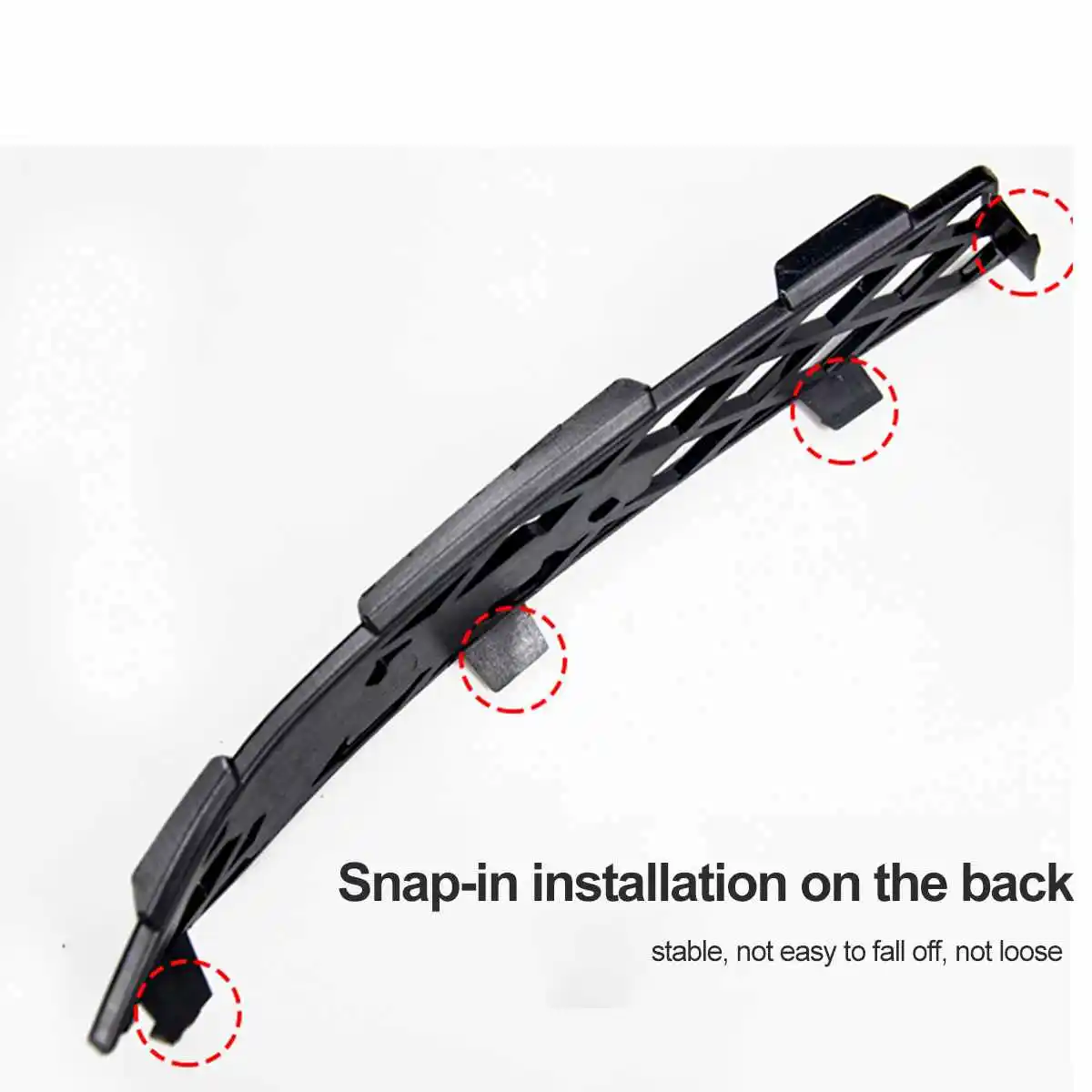 2 шт./компл. передний бампер Нижняя решетка ABS Черная сетка крышка отделка