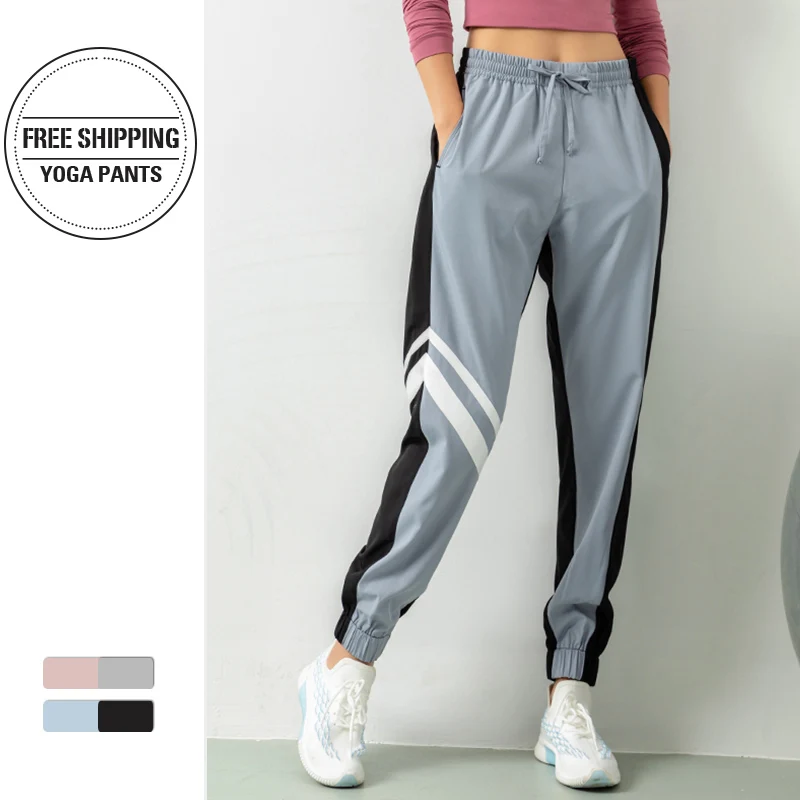 Карманные Спортивные Леггинсы для йоги с ослабленной завышенной талией Беговые