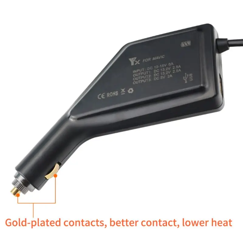 2 в 1 защита от перезарядки USB Автомобильное зарядное устройство дистанционное