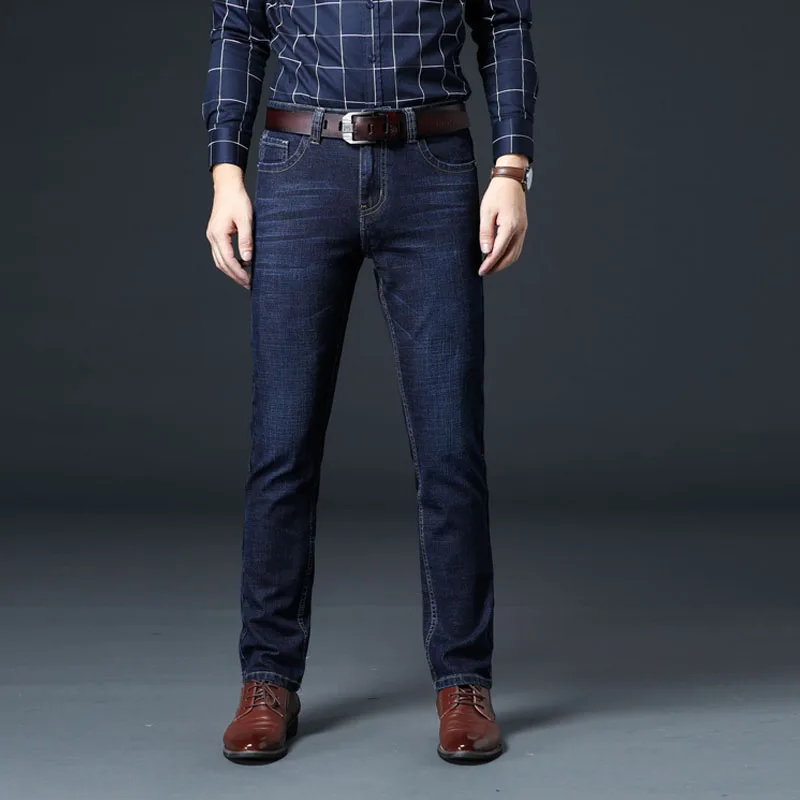 Мужские джинсовые брюки с усиленной строчкой мужские джинсы пятью карманами