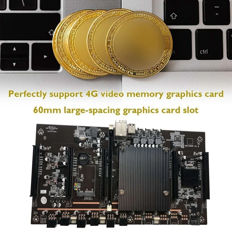 Материнская плата X79 H61 для майнинга BTC LGA 2011 DDR3 поддержка 3060 3070 3080 графическая