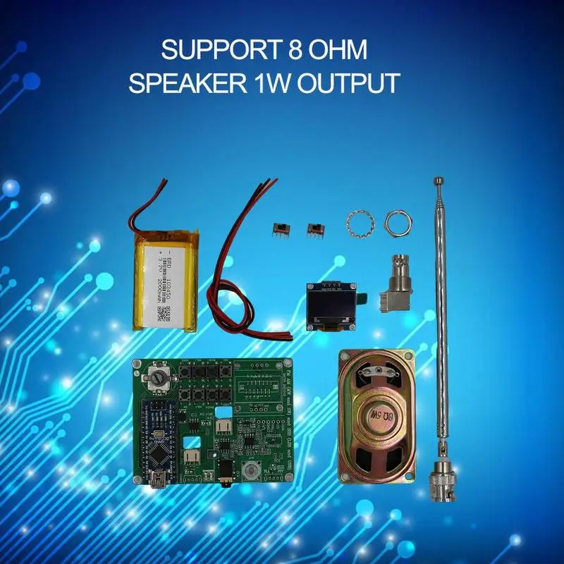SI4735 аудио все диапазоны FM радиоприемник Частотный диапазон AM (MW и SW) SSB (LSB USB)
