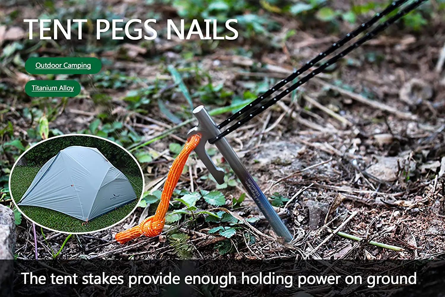 Стойка из титанового сплава для палатки Boundless Voyage 20 24 30 35 40 см Ti4013P - купить по