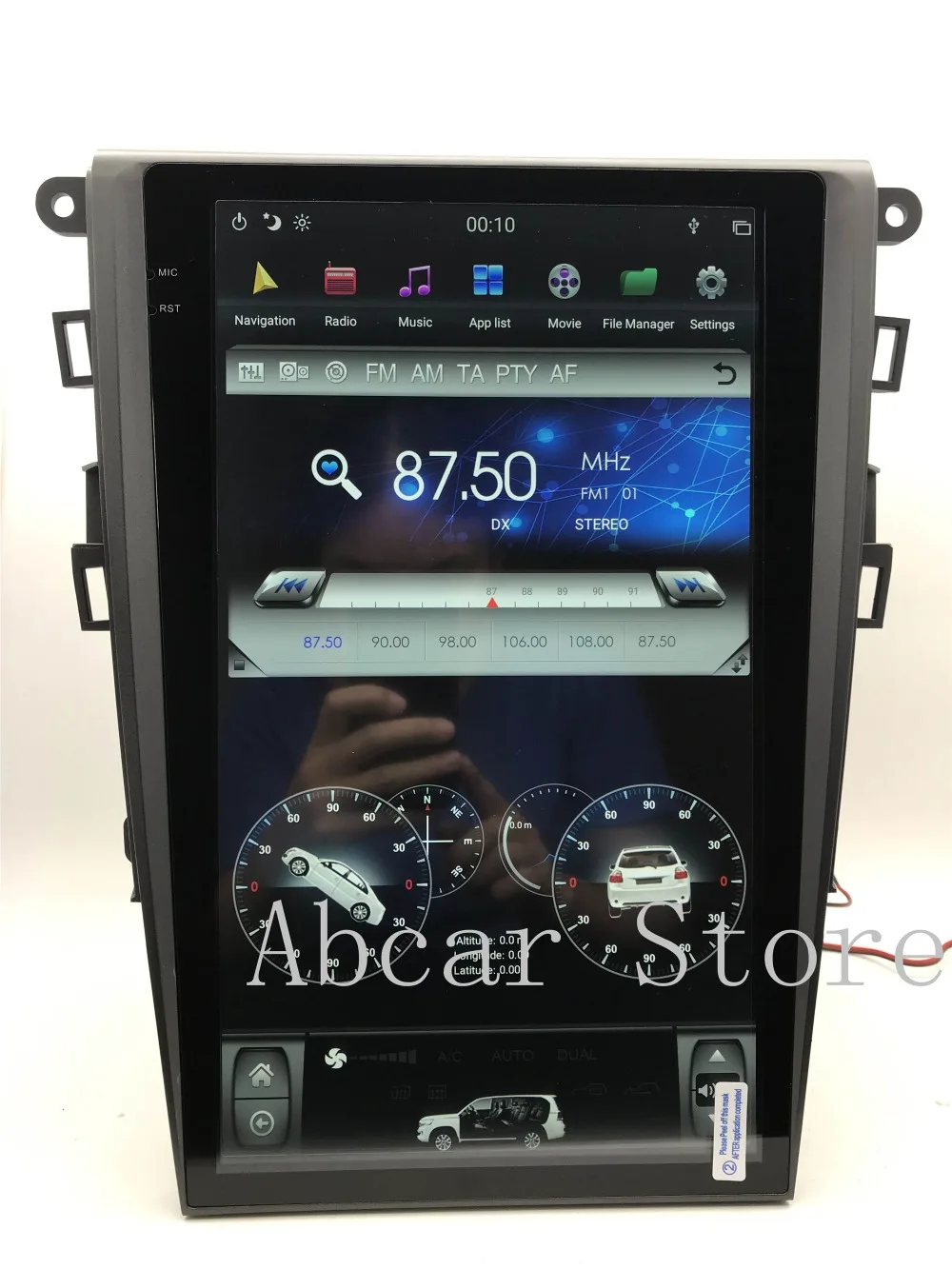 13,6 ''Tesla стиль Android 8,1 автомобильный dvd-плеер gps навигация для Ford Mondeo Fusion MK5 2013- стерео радио ips Авто PX6 HDMI