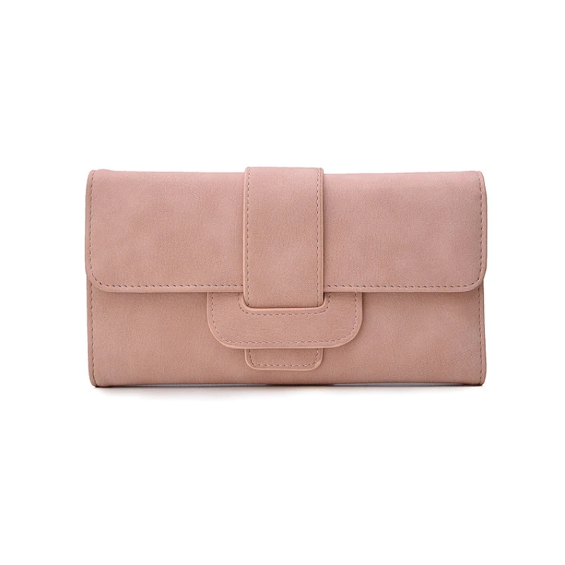 

Women Long Wallet Three fold PU Leather Female Hasp Coin Purse Clutch Lady Photo Credit Card Holder Money Bag Phone Case Wallets