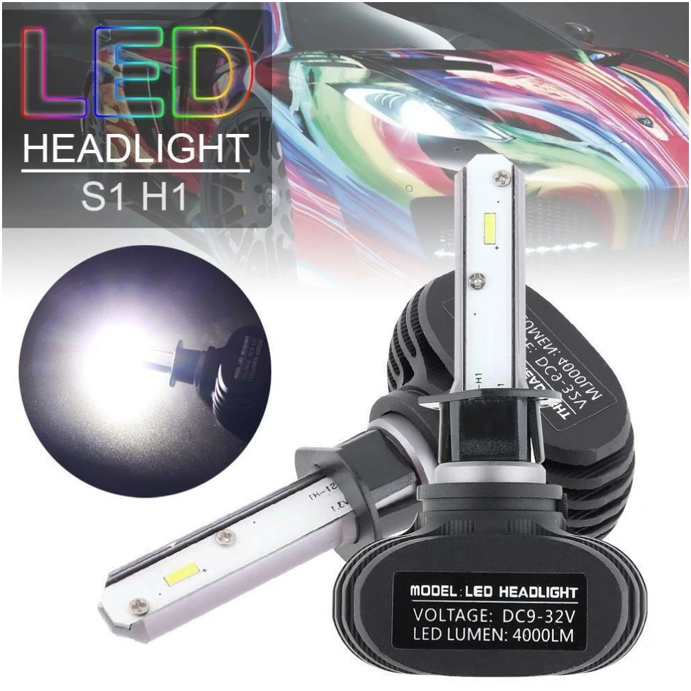 

LED H1 H7 Car 6500K 50W 8000LM LED Headlight Kit Bulbs Light Headlamps 2Pcs 50W Car Bulbs LED Car Bulbs 8000LM Car Bulbs