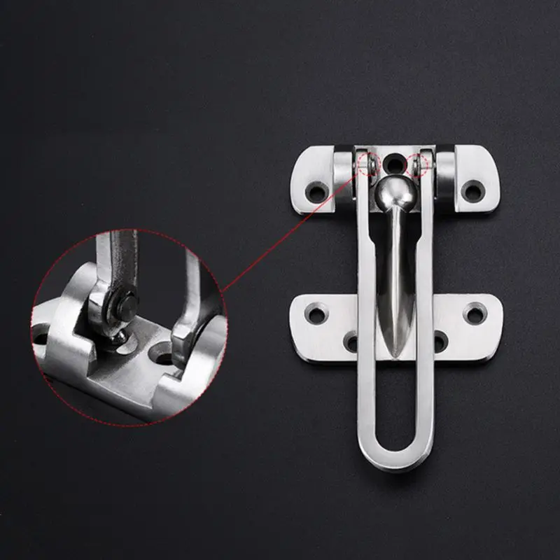 Замок с застежкой из нержавеющей стали дверная цепь противоугонная застежка