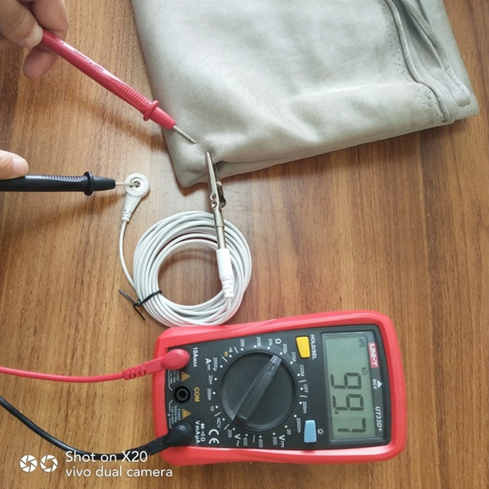 100% серебряные сетчатые волоконные ткани для блокировки RFID EMF |