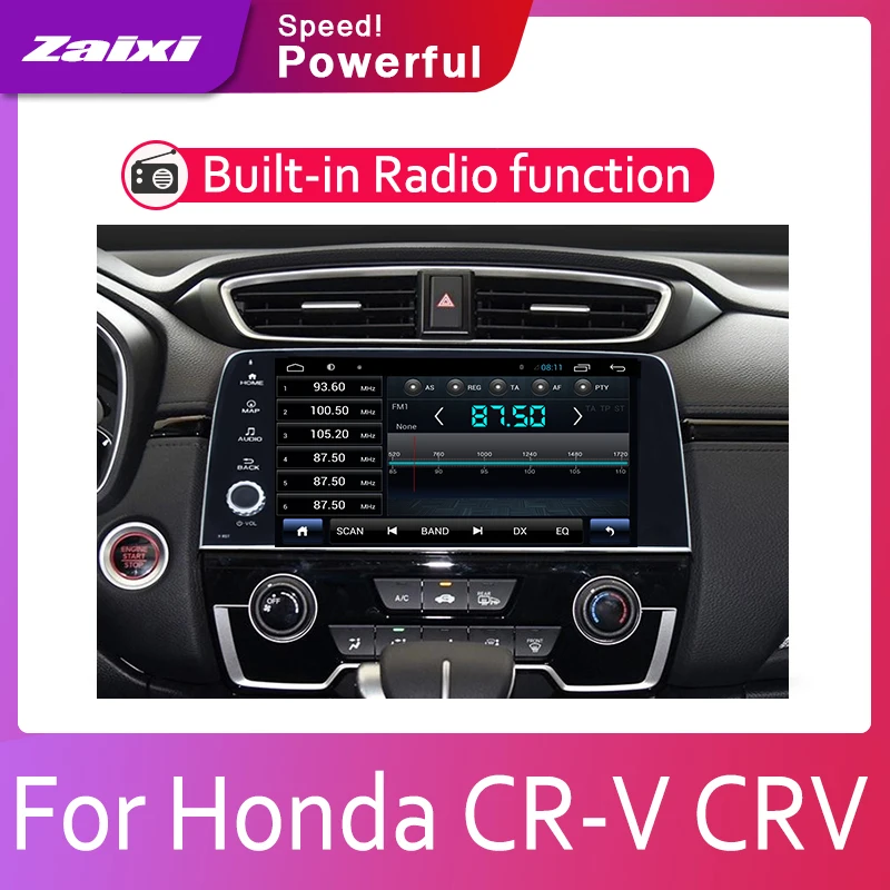 For Honda CR-V CRV 2017-2019 Accessories Car Android GPS Navigation Multimedia Player System HD IPS Screen Radio DSP Stereo 2din