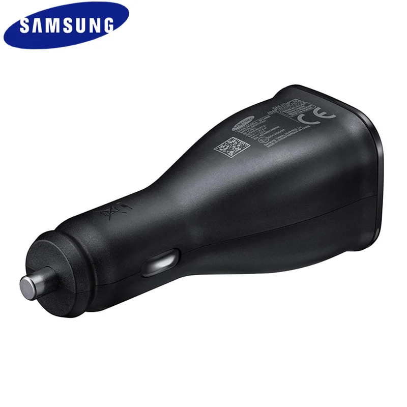 Автомобильное зарядное устройство Samsung с двумя USB-портами 30 Вт 9 В 67 А адаптер Micro /