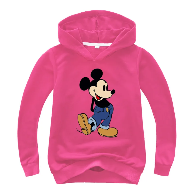 

Spring Autumn Children Sweatshirts Cartoon Mickey Print Long Sleeve T Shirt Baby Boy Clothes Kid Girl Hoodies Tops Baby Costumes