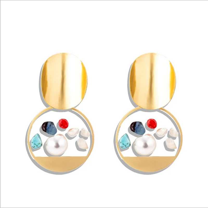 Find Me новые брендовые модные большие серьги капли в форме ракушки для женщин