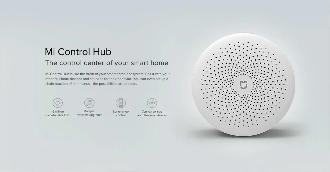 Обновленная версия оригинальный Xiaomi Mi Control Hub 2 многофункциональная система