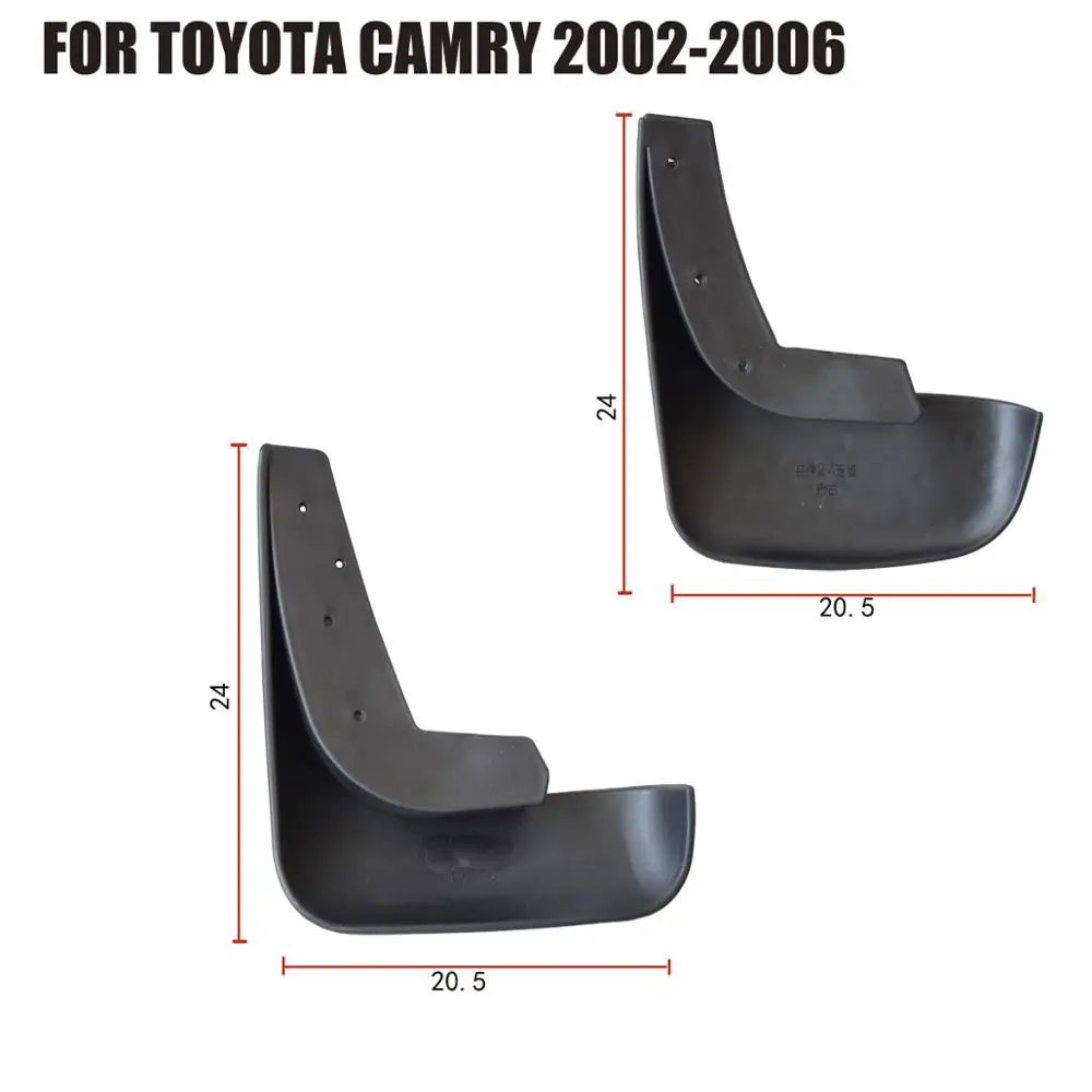 Брызговики передние и задние для Toyota Camry 2002 ~ 2006 брызговики аксессуары 2003 2004 2005
