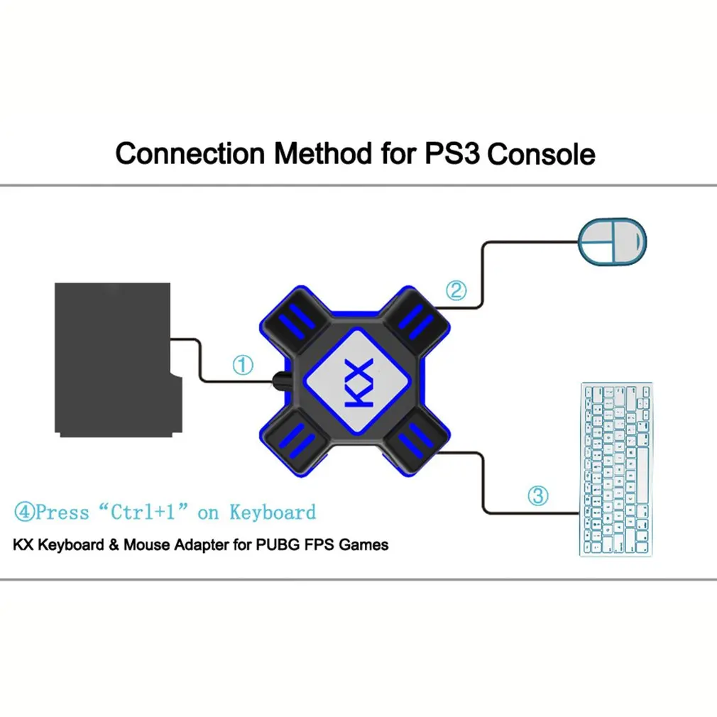 Nintendo Switch/Xbox/PS4/PS3 геймпад к клавиатуре и Мышь конвертер точность &amp Клавиатура |