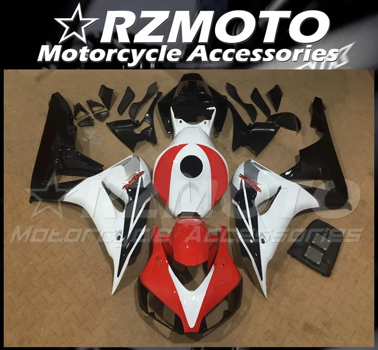 

Injection Mold New ABS Whole Fairings Kit Fit for HONDA CBR1000RR 2006 2007 06 07 CBR1000 Bodywork set Red white