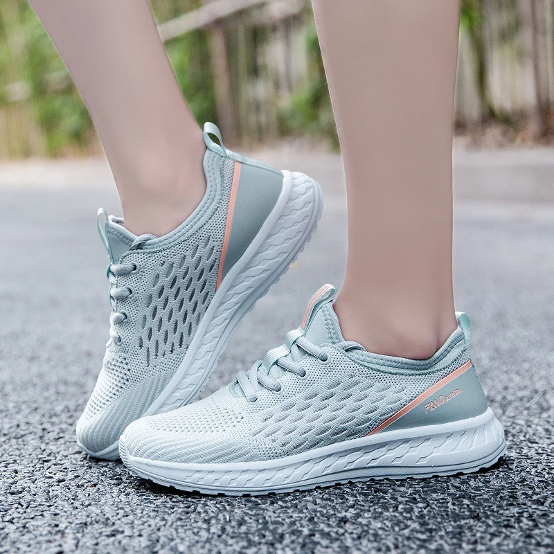 FANDEI light running shoes women breathable mesh sport woman comfortable walking jogging shoeszapatillas deportivas mujer | Спорт и