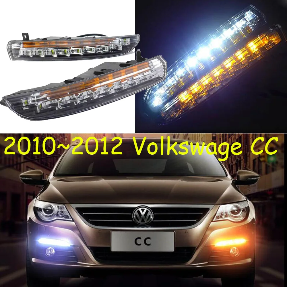 2010 2011 2012y автомобильный бупмер головной свет для CC фары автомобильные аксессуары светодиодный DRL Туман для CC фары