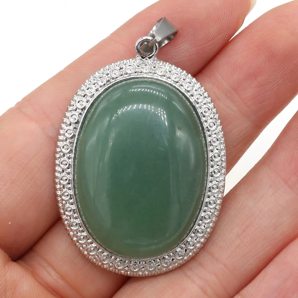 Эллиптический подвески из натурального камня аметистами опал Винтаж кулон для