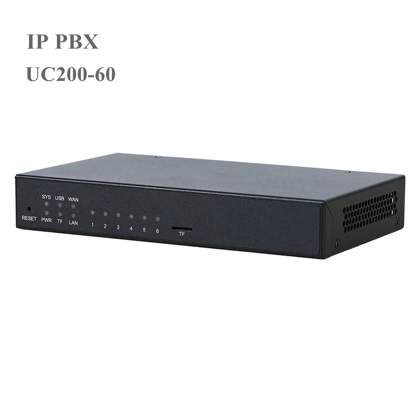 High quality IP PBX System UC200-60 VoIP PBX with FXO FXS ports phone system-new