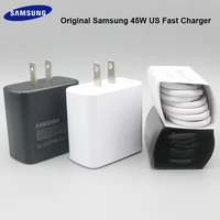 samsung 45w usb c super adaptive fast charger eu us uk plug ep ta845 for galaxy note 20 ultra10 plus s20 a71 5g a91 m51 a70 a80