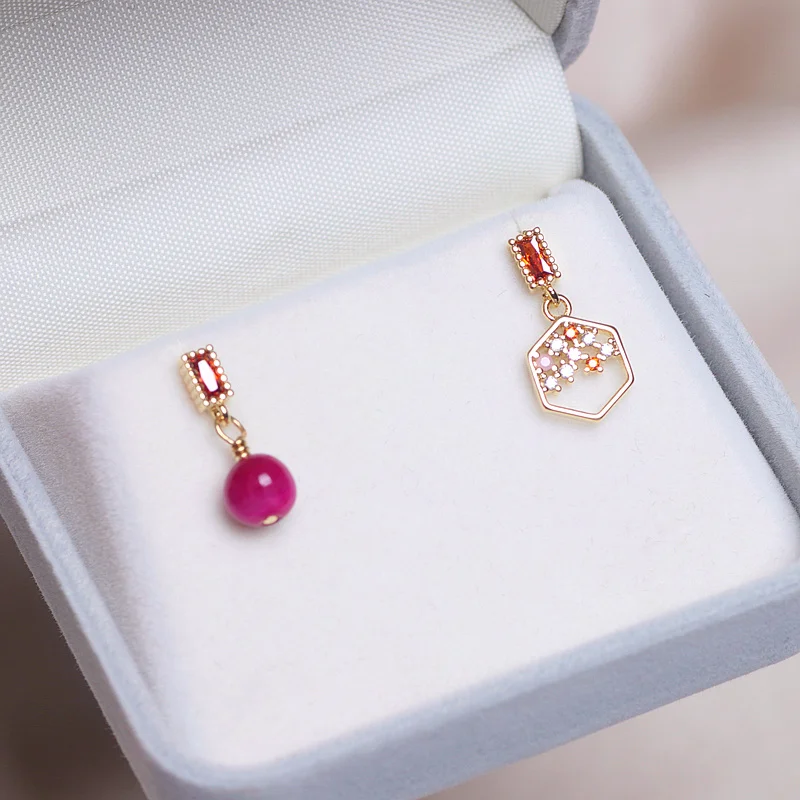 Винтажные элегантные циркониевые Подвесные серьги для женщин очаровательные