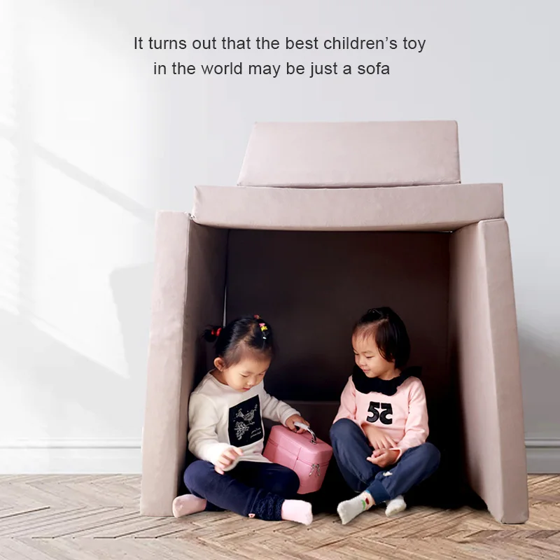 Напольный диван кровать многофункциональный простой тканевый стул наклонная