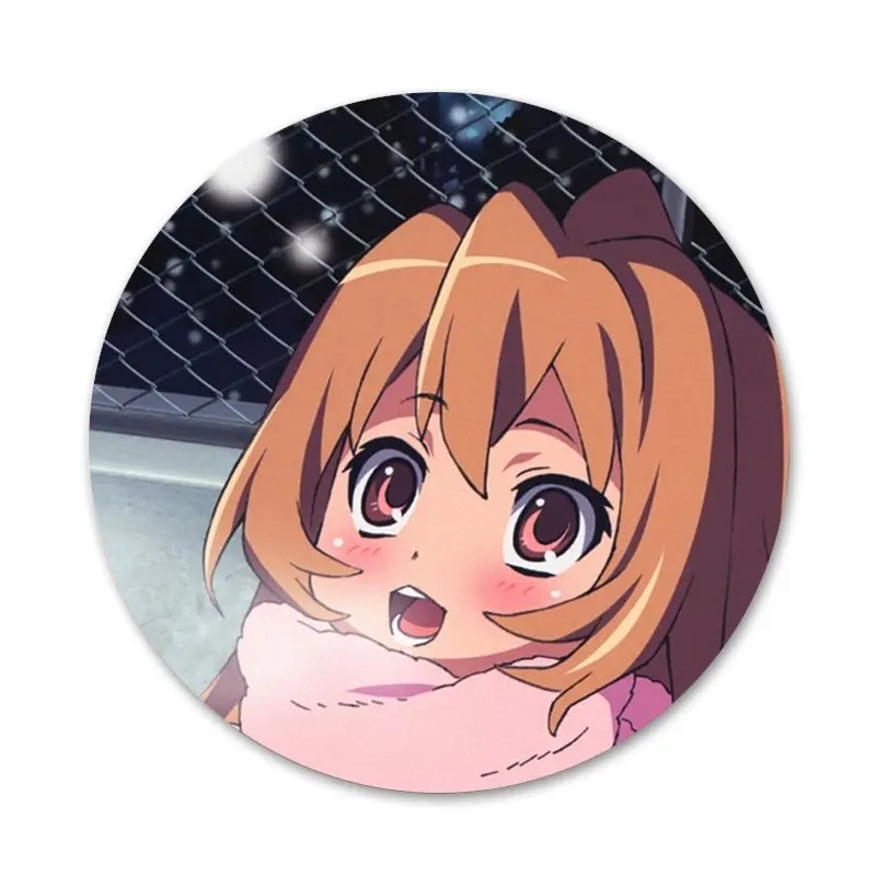 58 мм Брошь Toradora Taiga aisaka значок косплея аксессуары для одежды рюкзак украшение