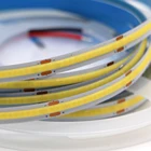 Гибкая светодиодная ленсветильник COB 1 м, 2 м, 5 м, 1224 В, 384 светодиодовм, высокая плотность RA80 FOB, мягкая Светодиодная лента, лампа для автомобиля, дневные ходовые огни