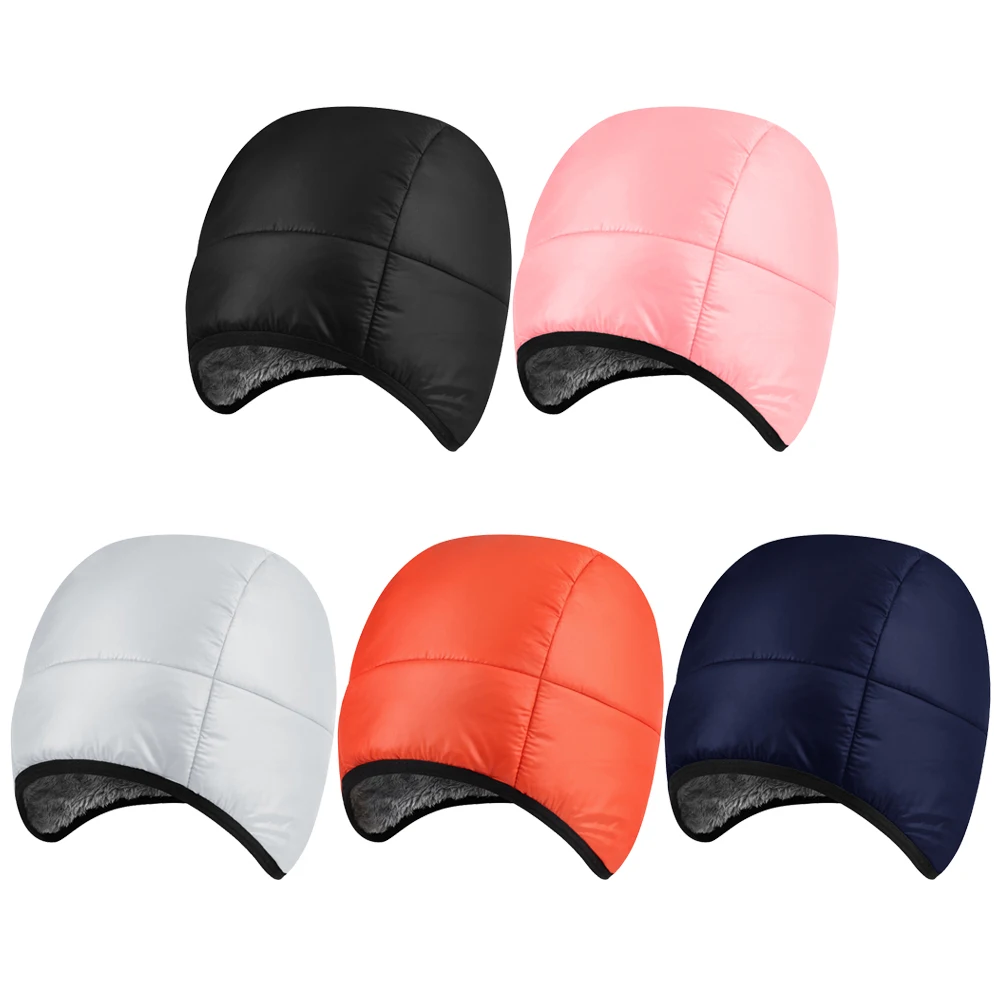 

Comfortable Cycling Warm Protection Down Hat Beanie Ultra-Light Winter Ear Protection Warm Beanie Liner