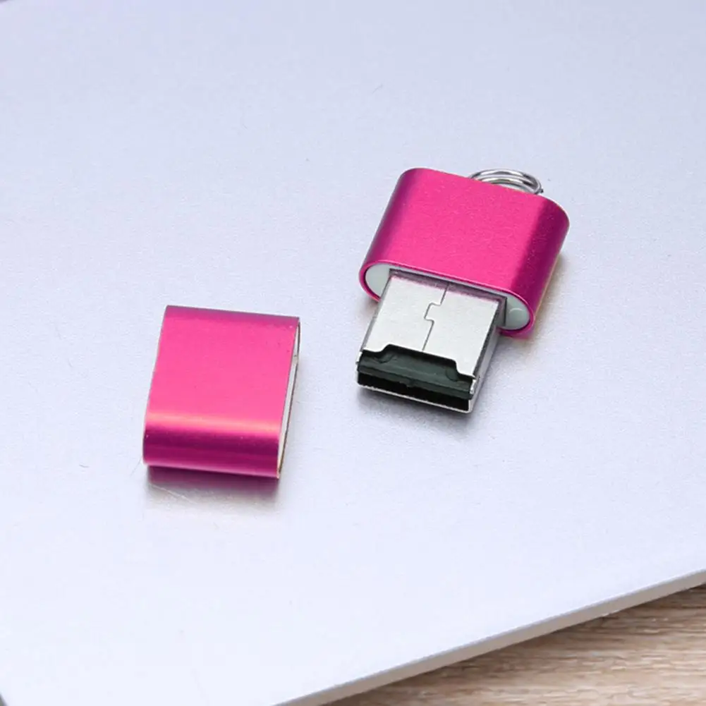 Ультратонкий мини-кардридер из алюминиевого сплава 480 Мбит/с USB 2 0 T TF Micro SD |