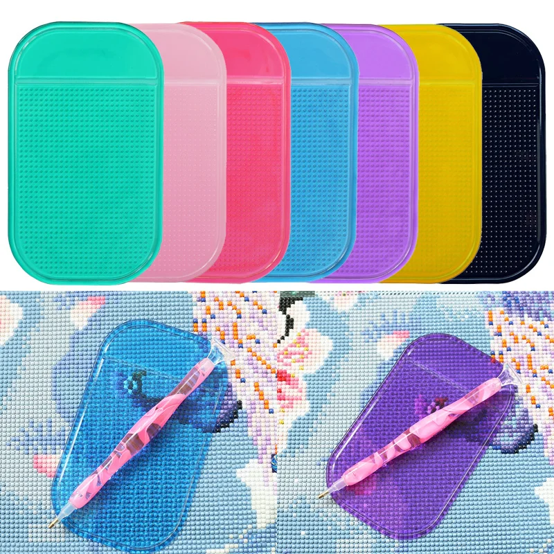 

1PCS Magic Sticky Mat For 5D Diamond Painting DIY Tool Tray Holder Pad Non-slip Mat For Diamond Embroidery Sewing Accessories