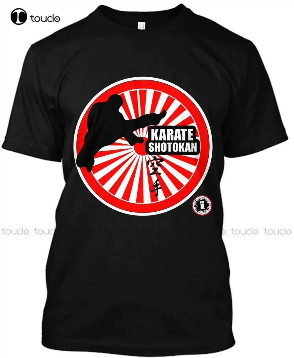 

Karate Shotokan T-Shirt Black Tee Japanese Funakoshi Martial Arts Brand Summer Cotton Men Unique Masculine Streetwear T Shirt