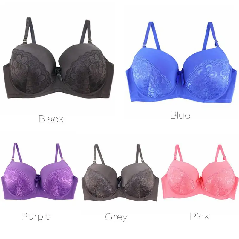 Xiushiren DD/DDD чашка G размера плюс Bra Top Для женщин нижнее белье с цветочным принтом на