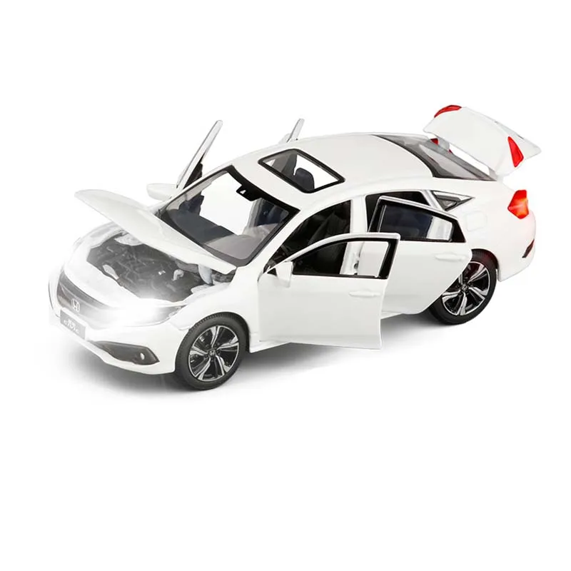 Миниатюрная литая модель машинки HONDA CIVIC из металлического сплава седана с