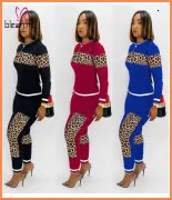 Сексуальное длинное платье с глубоким v-образным вырезом и леопардовым принтом, женские облегающие вечерние платья неонового зеленого цвета, осенние элегантные винтажные платья размера плюс 4xl