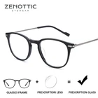 Оправа для очков ZENOTTIC для мужчин и женщин, винтажные оптические аксессуары с защитой от сисветильник, при близорукости и гиперметропии