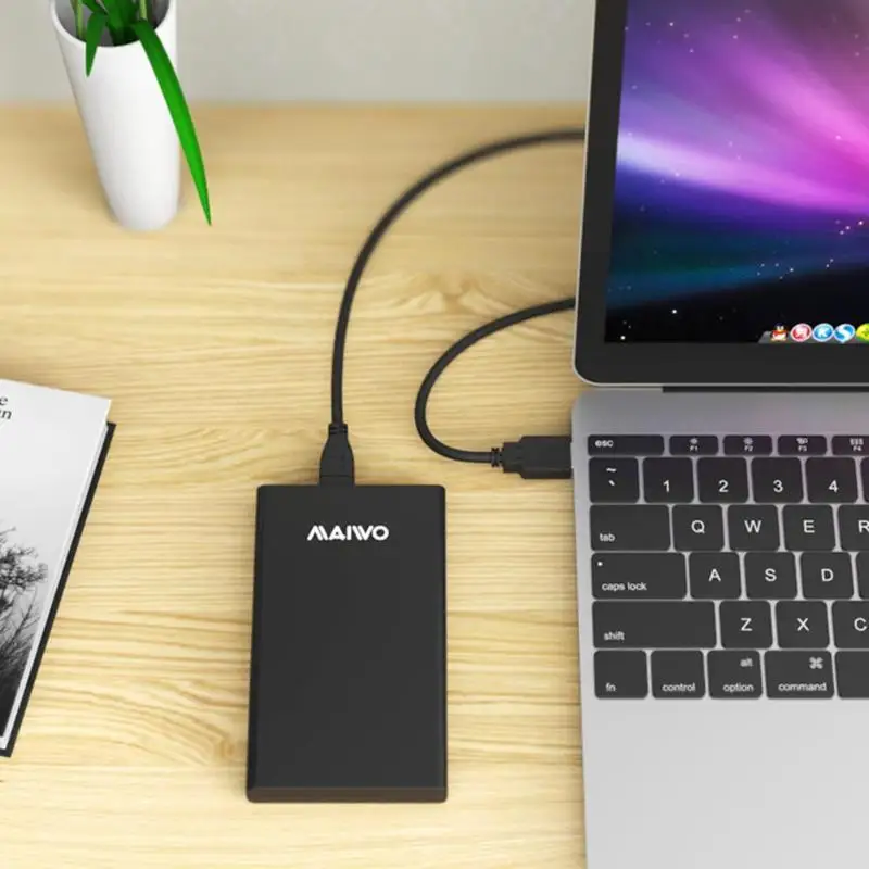 MAIWO K2568 Портативный корпус для внешнего жесткого диска USB 3,0 SATA 1/2/3 SSD жесткий диск защитный футляр 5 Гбит/с 2,5 дюймов жесткий диск