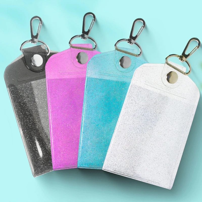 Прозрачный кошелек из ПВХ с идентификацией для детей и взрослых портативный