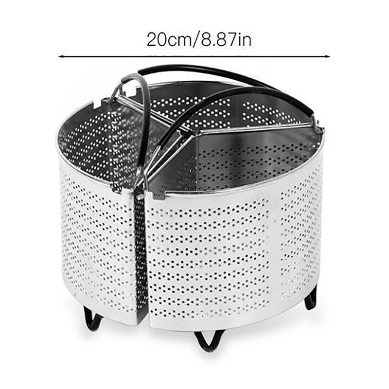 1 шт. складной Пароварка из нержавеющей стали корзина для овощей мытья фруктов